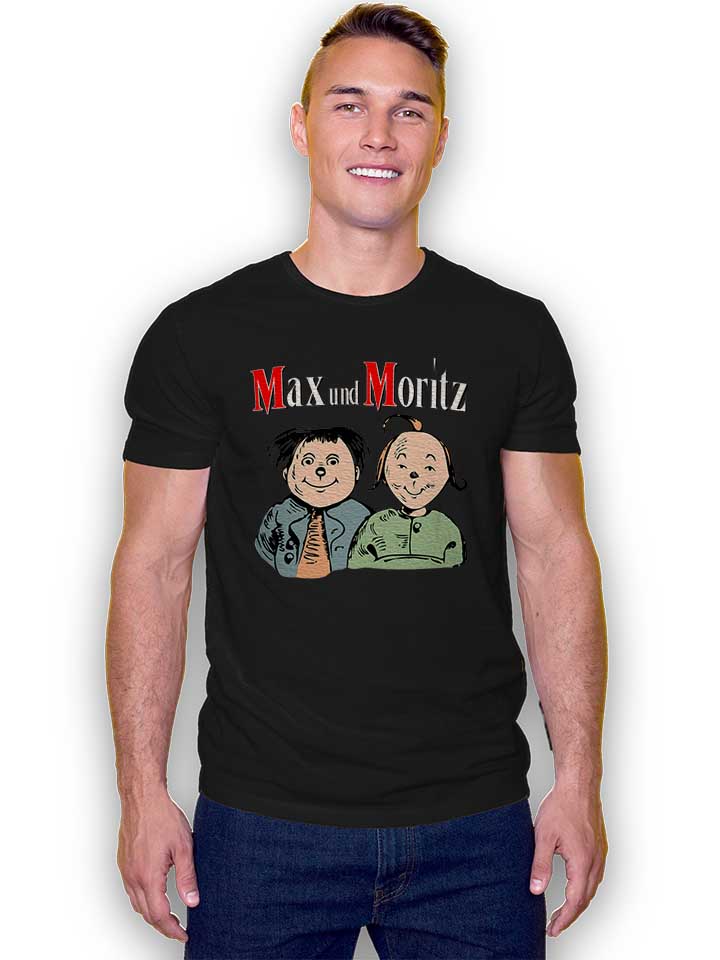 max-und-moritz-t-shirt schwarz 2
