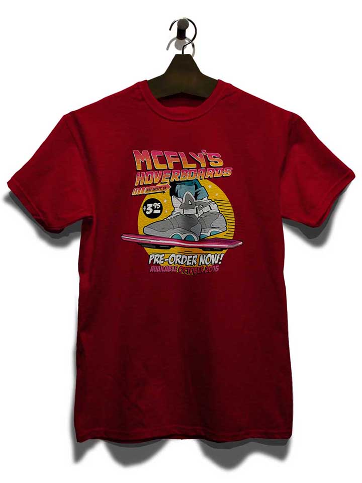 mcflys-hoverboard-t-shirt bordeaux 3