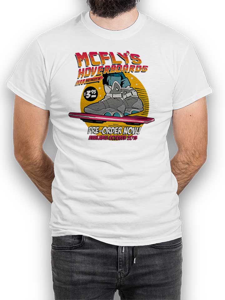 Mcflys Hoverboard T-Shirt bianco L
