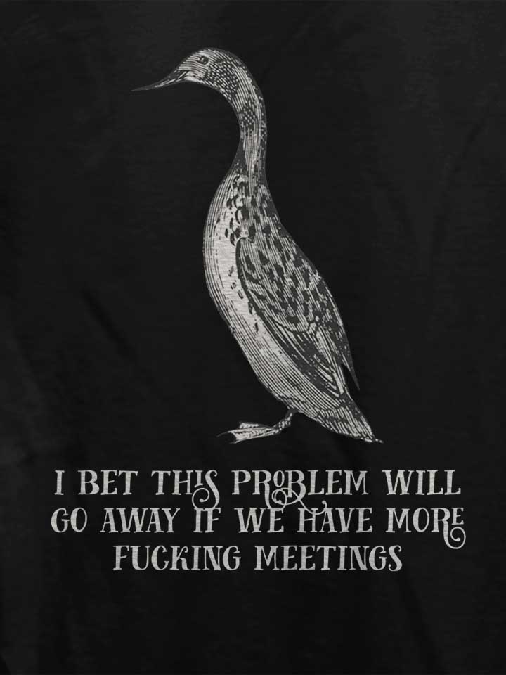 meetings-duck-damen-t-shirt schwarz 4