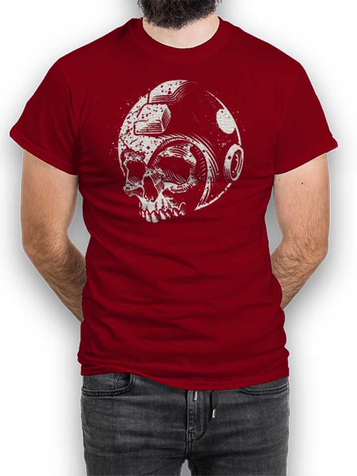 mega-skull-t-shirt bordeaux 1