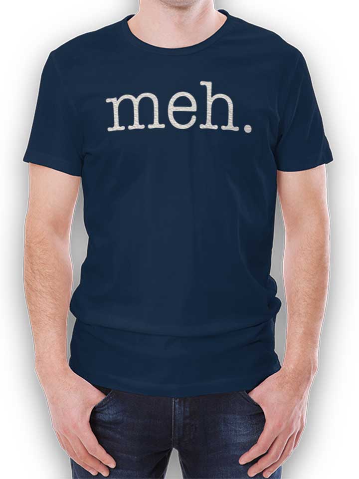 meh-t-shirt dunkelblau 1