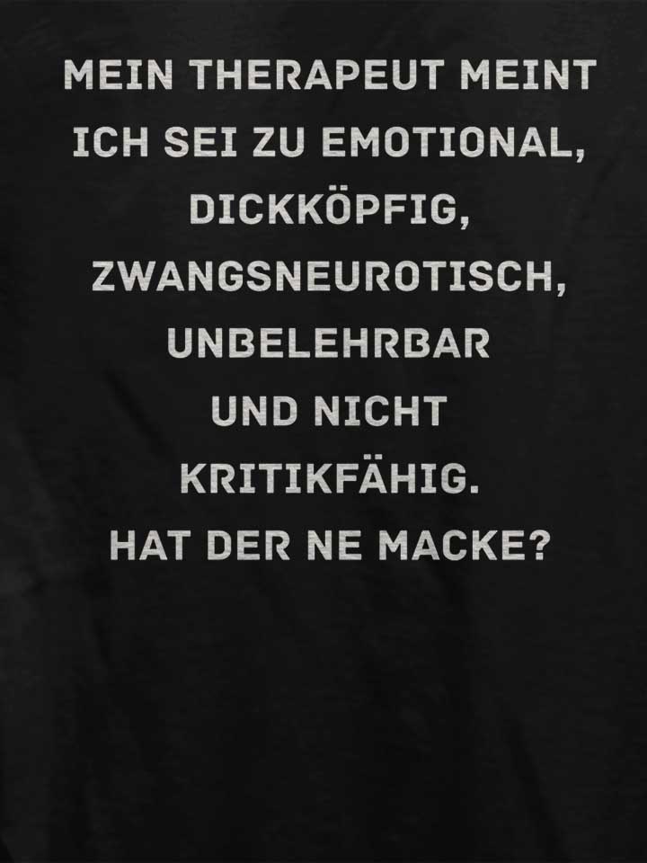 mein-therapeut-meint-ich-sei-zu-emotional-damen-t-shirt schwarz 4
