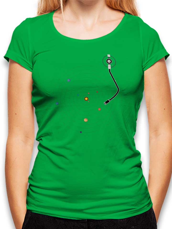 Melodic Universe Womens T-Shirt green L