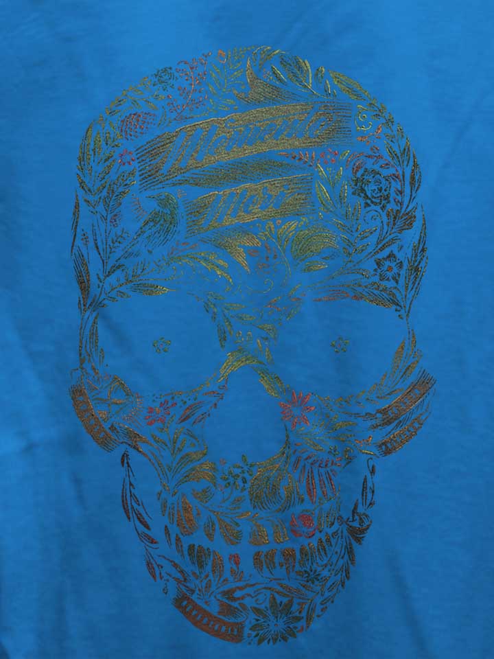 memento-skull-damen-t-shirt royal 4