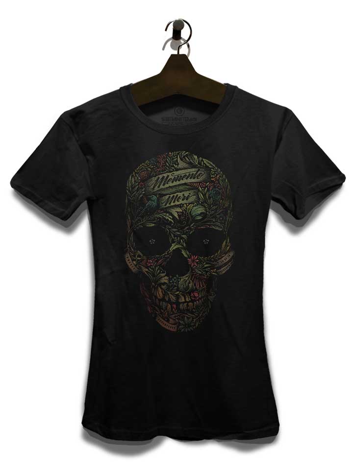 memento-skull-damen-t-shirt schwarz 3