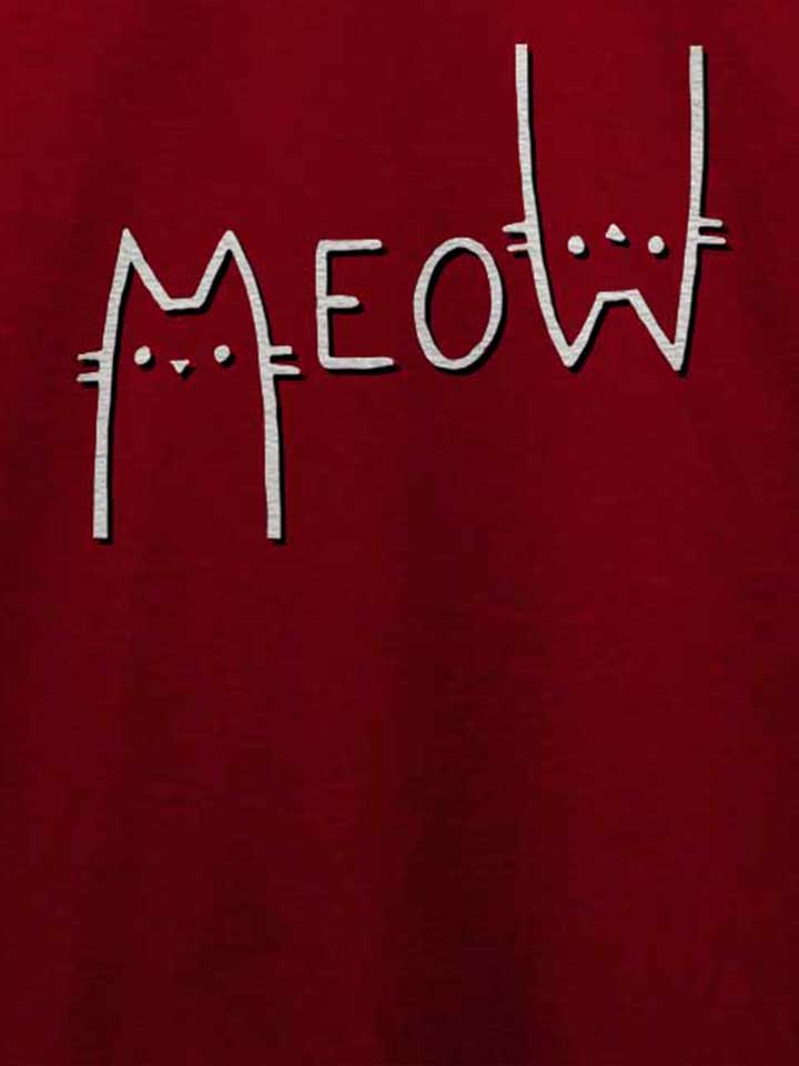 meow-cat-t-shirt bordeaux 4