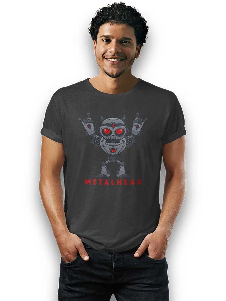 metalhead-robot-t-shirt dunkelgrau 2
