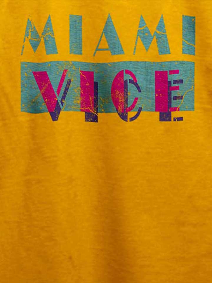 miami-vice-vintage-t-shirt gelb 4