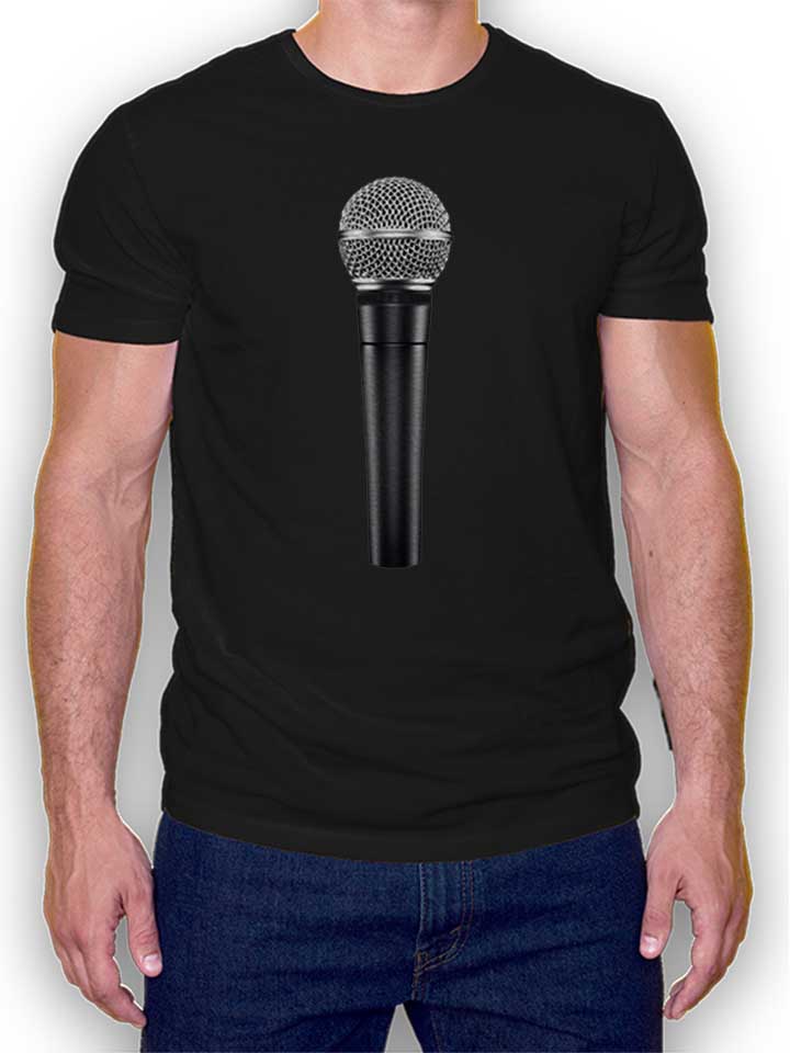 Microphone T-Shirt noir L