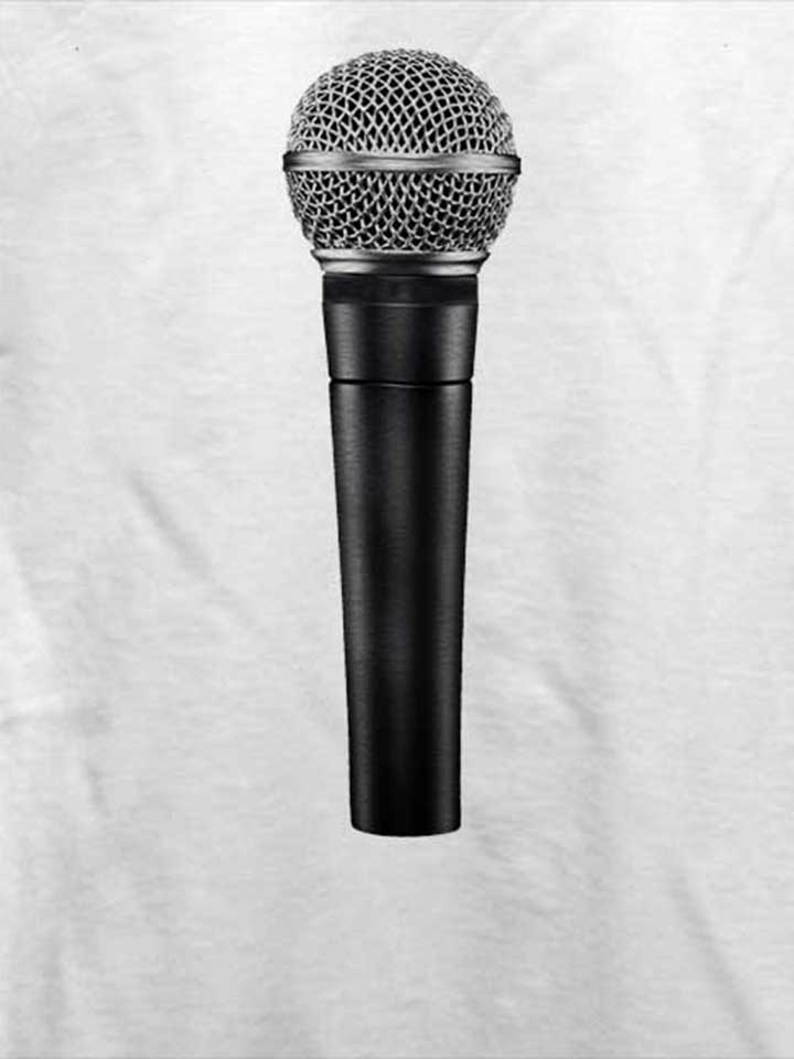microphone-t-shirt weiss 4