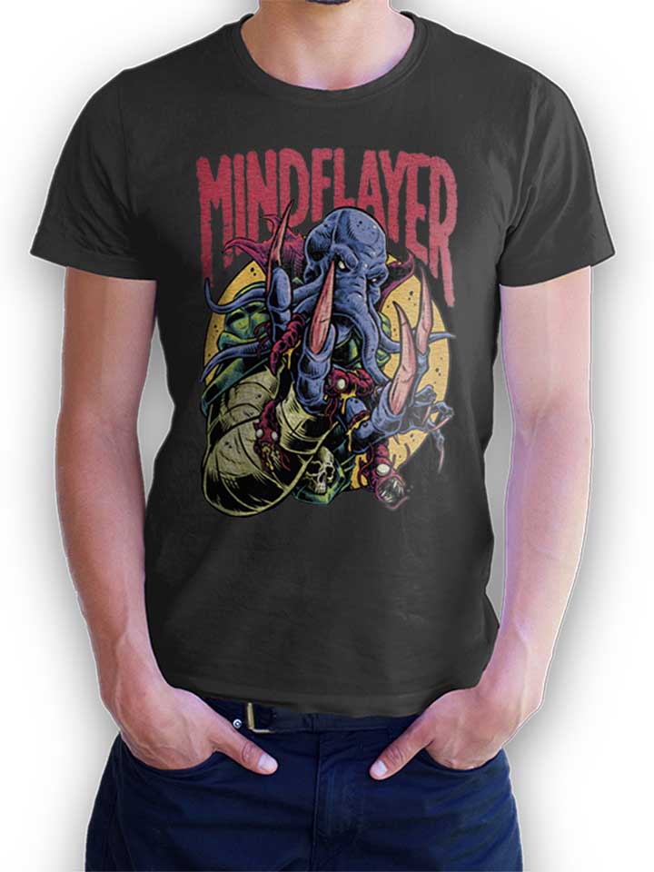 mind-flayer-portrait-t-shirt dunkelgrau 1