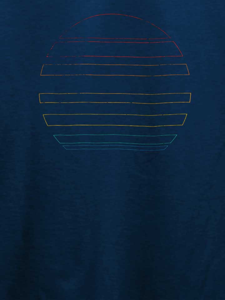 minimal-sunset-t-shirt dunkelblau 4