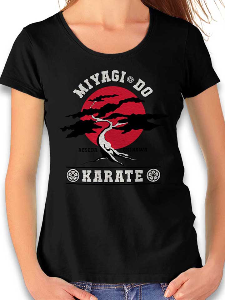 mister-miyagi-karate-damen-t-shirt schwarz 1