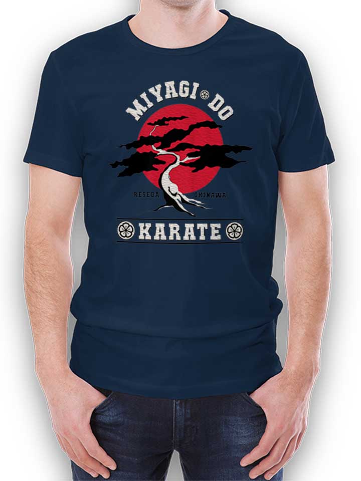Mister Miyagi Karate T-Shirt bleu-marine L