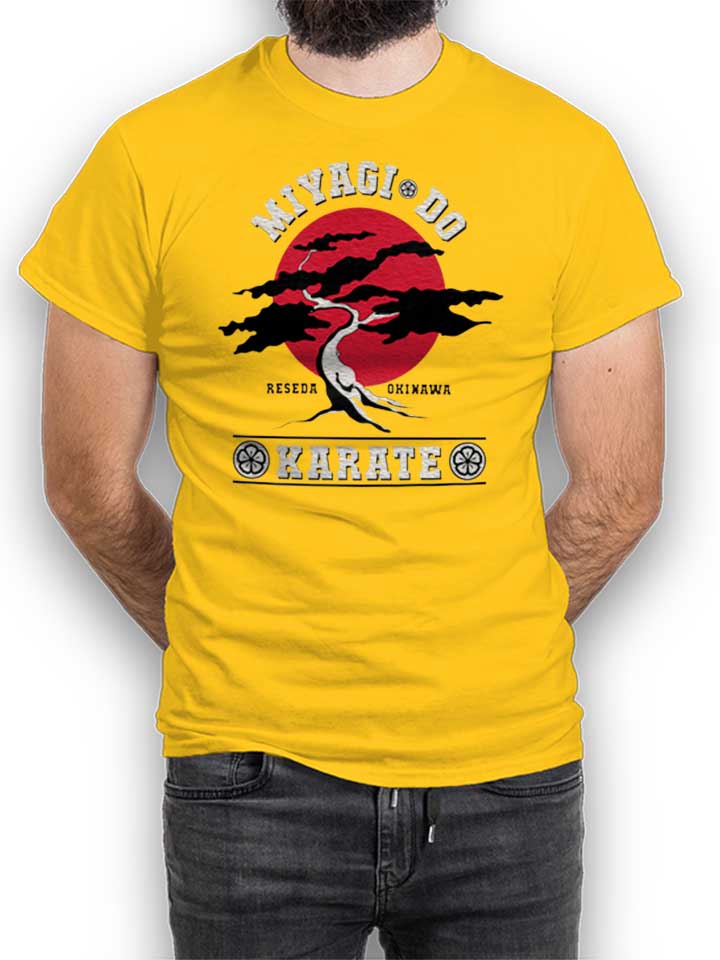Mister Miyagi Karate T-Shirt gelb L