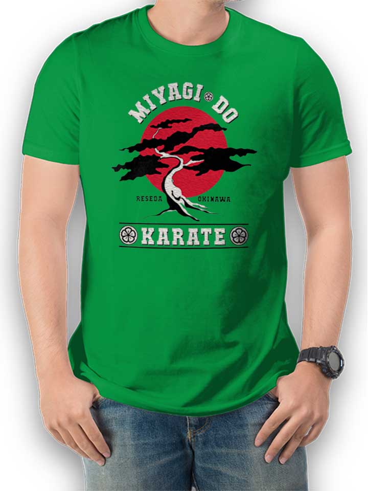 Mister Miyagi Karate T-Shirt vert-green L