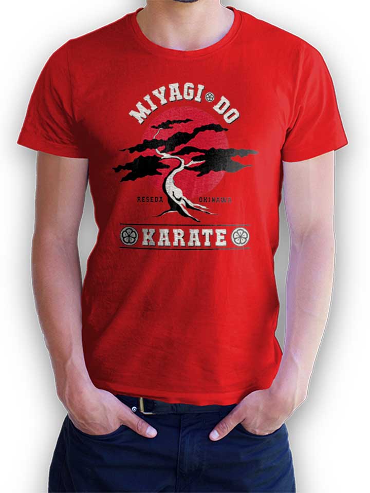 Mister Miyagi Karate T-Shirt red L