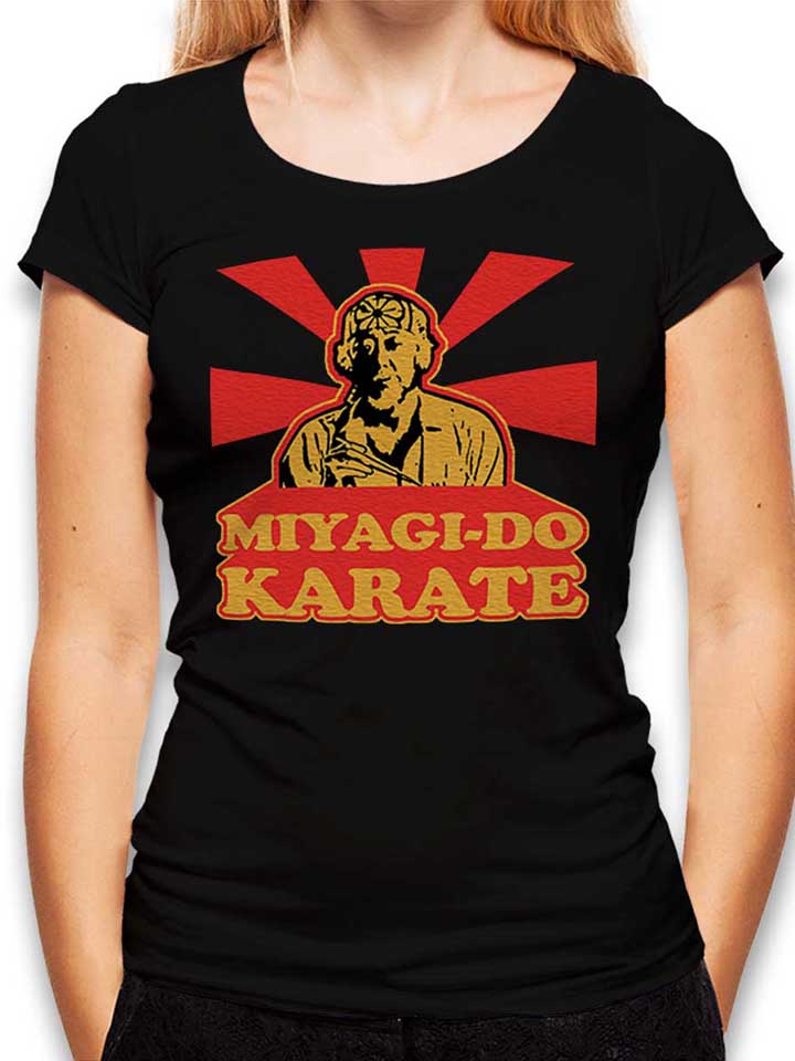 Miyagi Do Karate Kid Womens T-Shirt black L