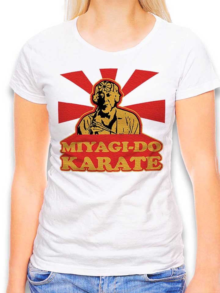 Miyagi Do Karate Kid Damen T-Shirt weiss L