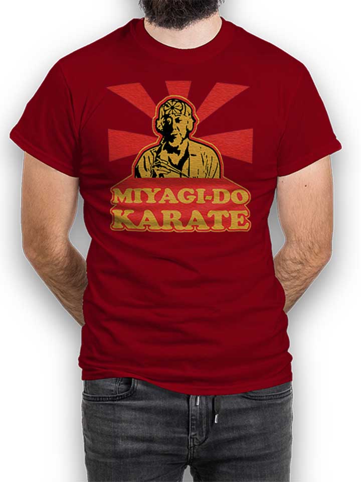 Miyagi Do Karate Kid T-Shirt maroon L