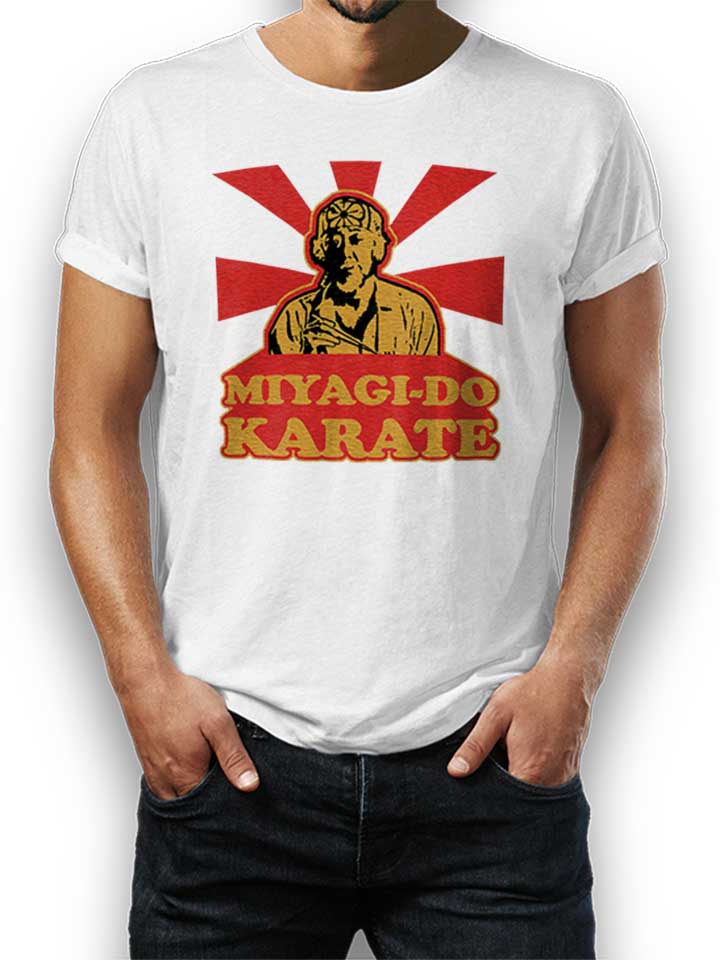 Miyagi Do Karate Kid Camiseta blanco L