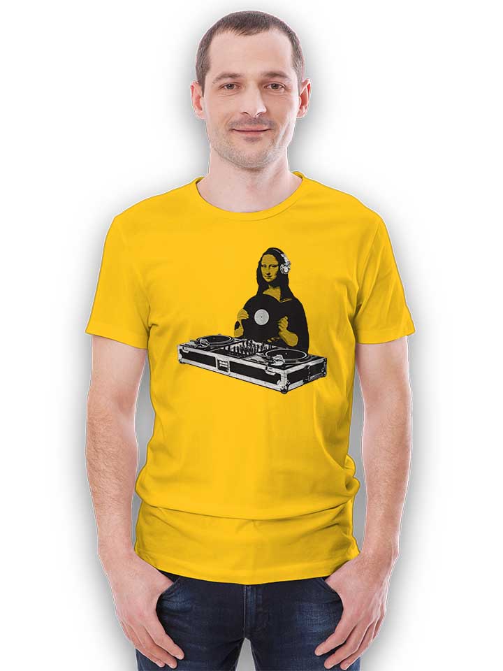 mona-lisa-dj-t-shirt gelb 2