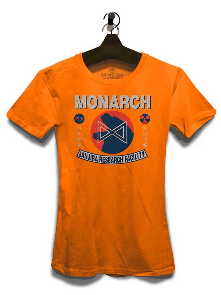 monarch-godzilla-damen-t-shirt orange 3