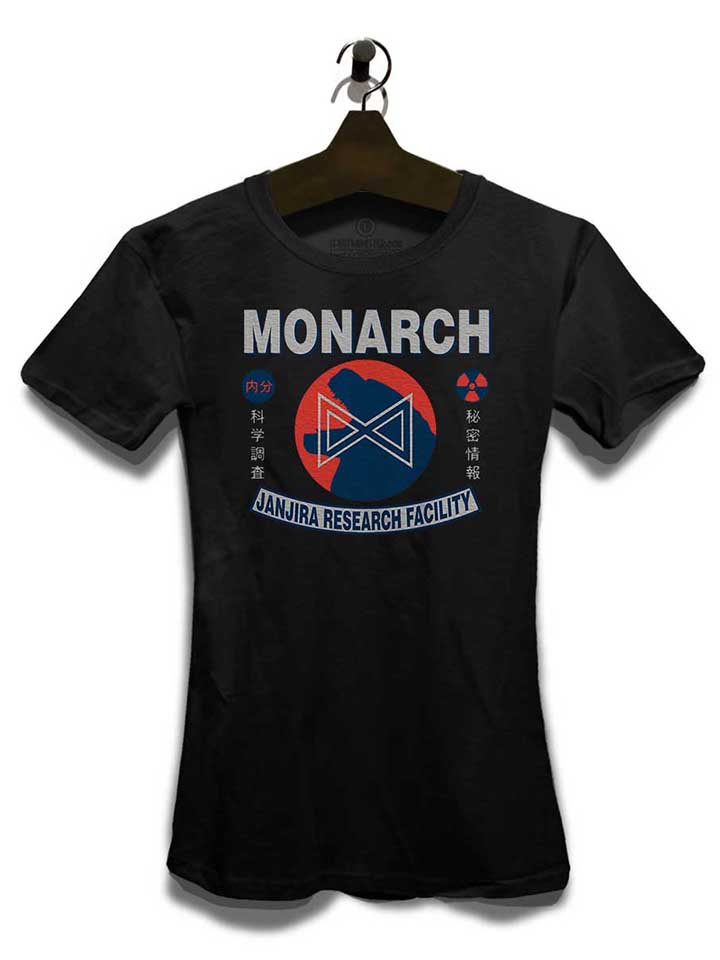 monarch-godzilla-damen-t-shirt schwarz 3