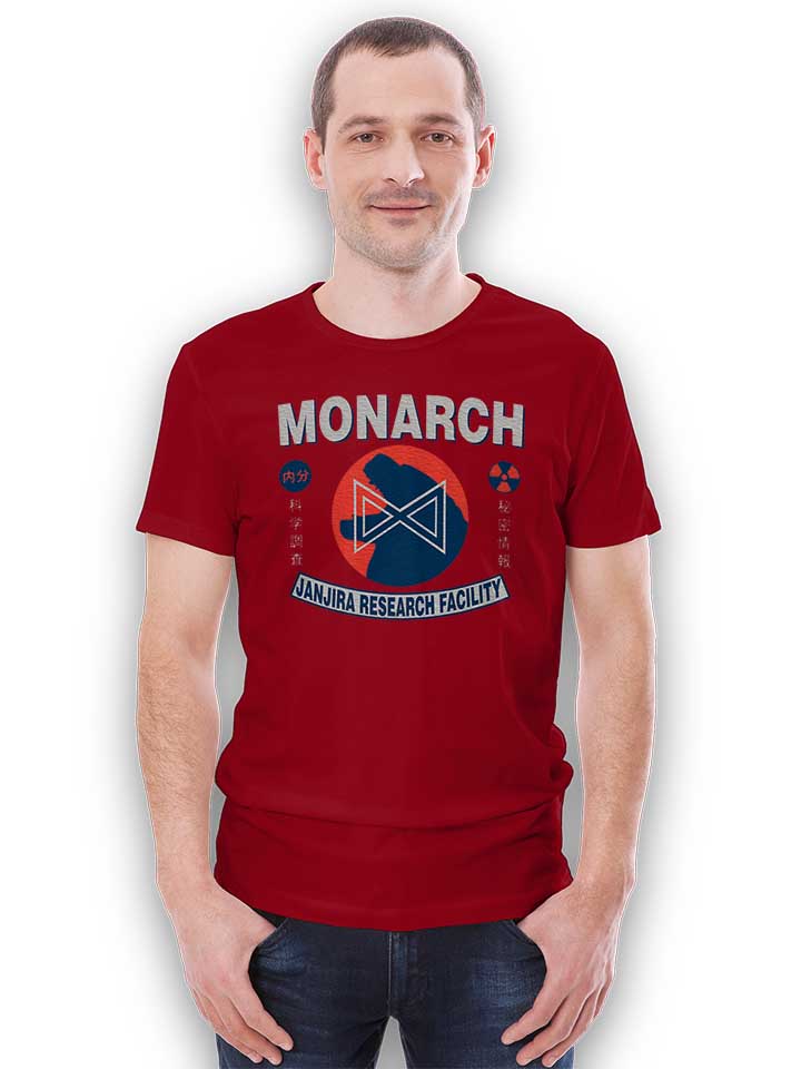 monarch-godzilla-t-shirt bordeaux 2