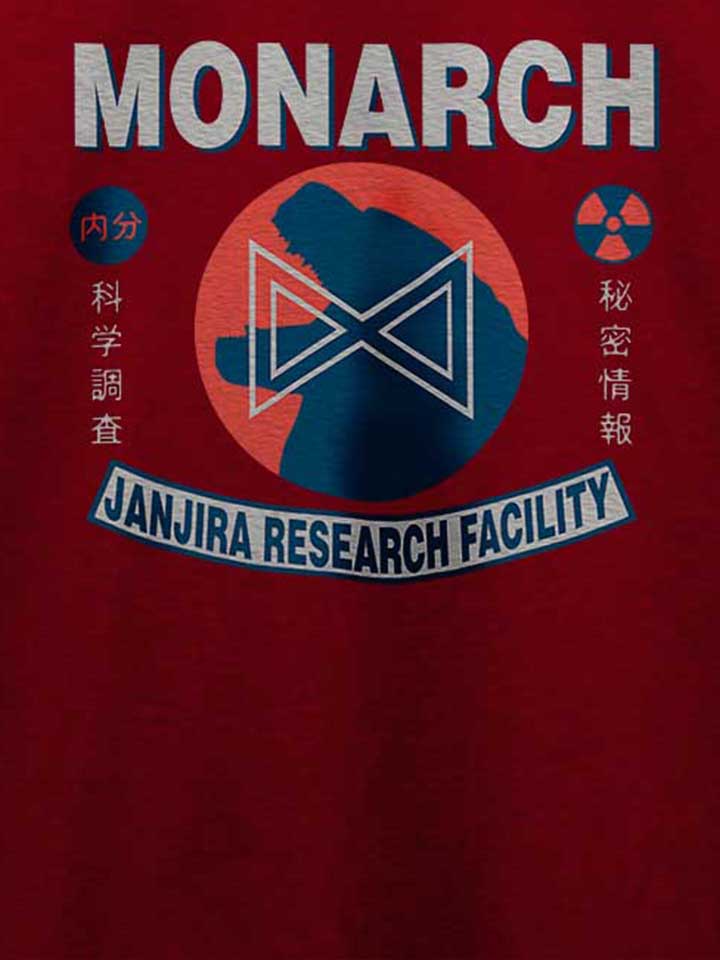 monarch-godzilla-t-shirt bordeaux 4