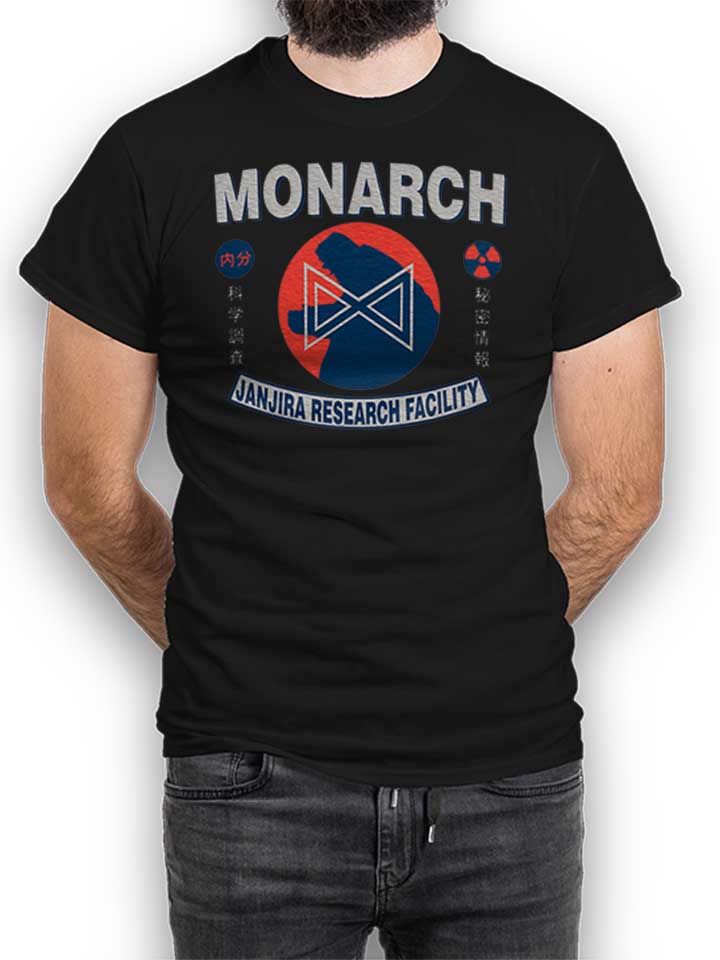 Monarch Godzilla T-Shirt schwarz L