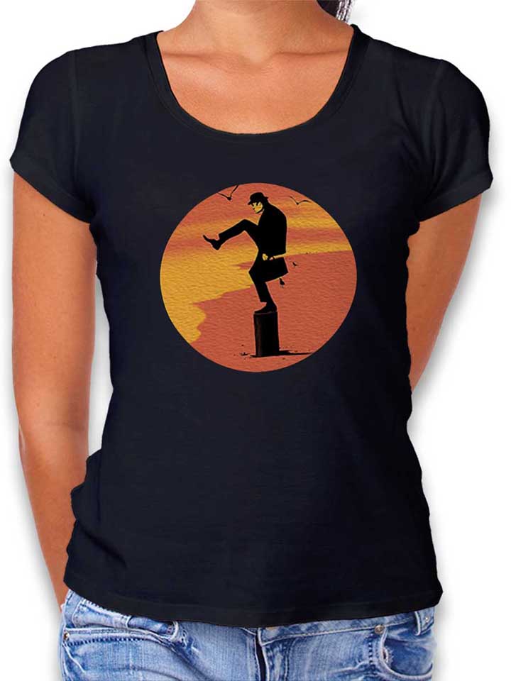 Monty Phyton Karate Kid T-Shirt Femme noir L
