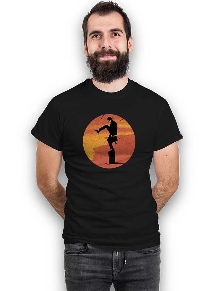 monty-phyton-karate-kid-t-shirt schwarz 2