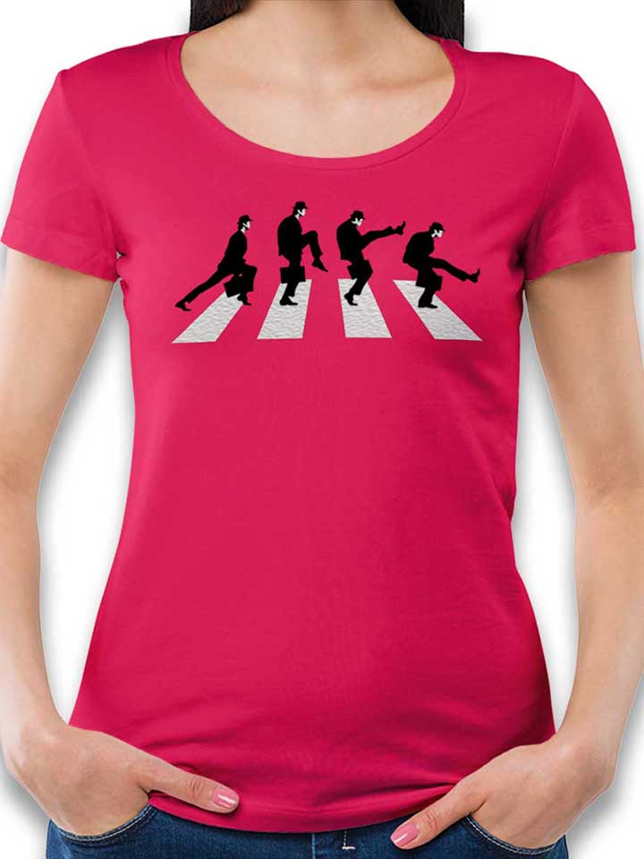 Monty Python Abbey Road T-Shirt Femme fuchsia L