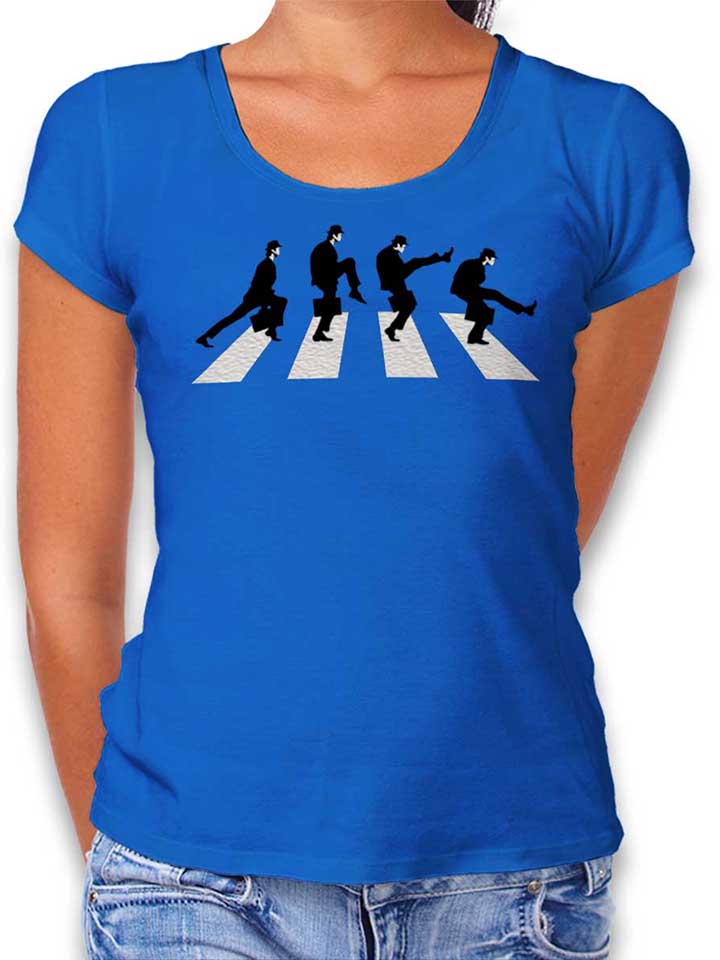 Monty Python Abbey Road Womens T-Shirt royal-blue L