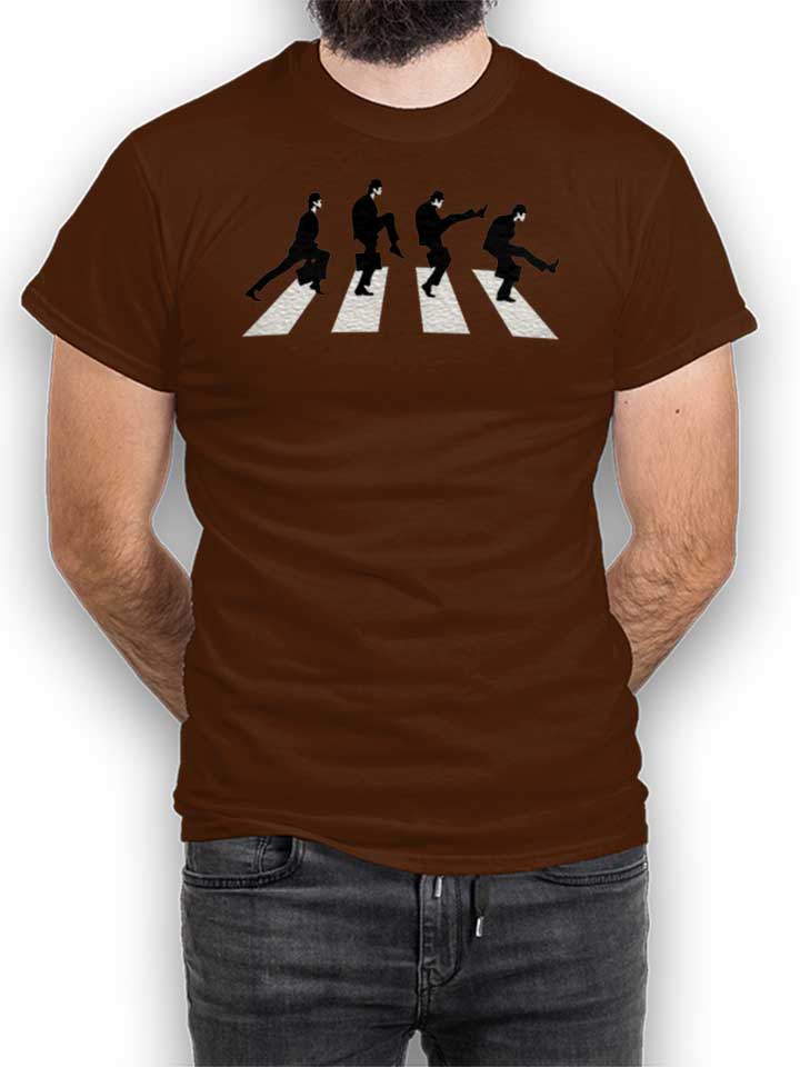 Monty Python Abbey Road T-Shirt braun L