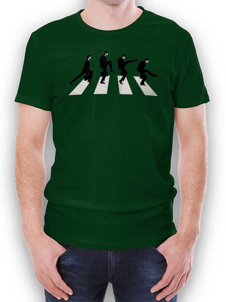 Monty Python Abbey Road T-Shirt dunkelgruen L