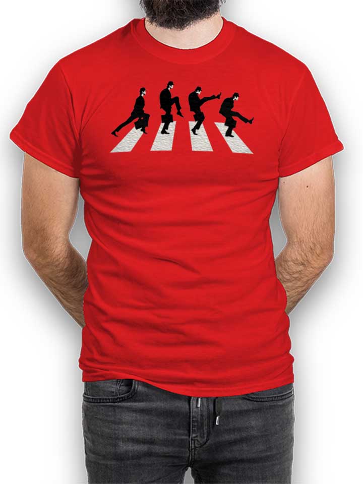 Monty Python Abbey Road T-Shirt rosso L