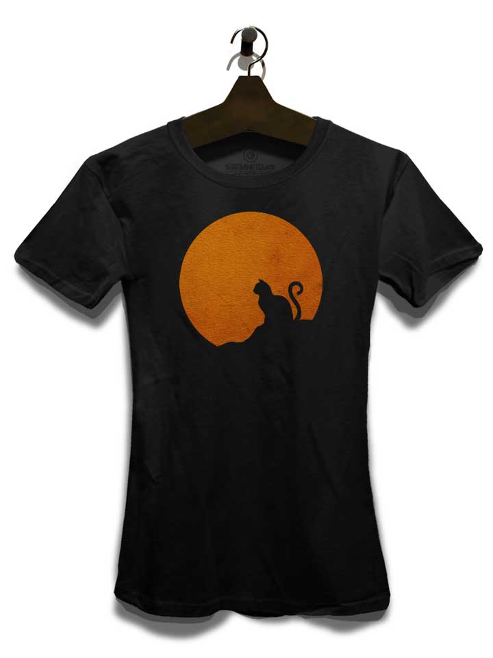 moon-and-cat-damen-t-shirt schwarz 3