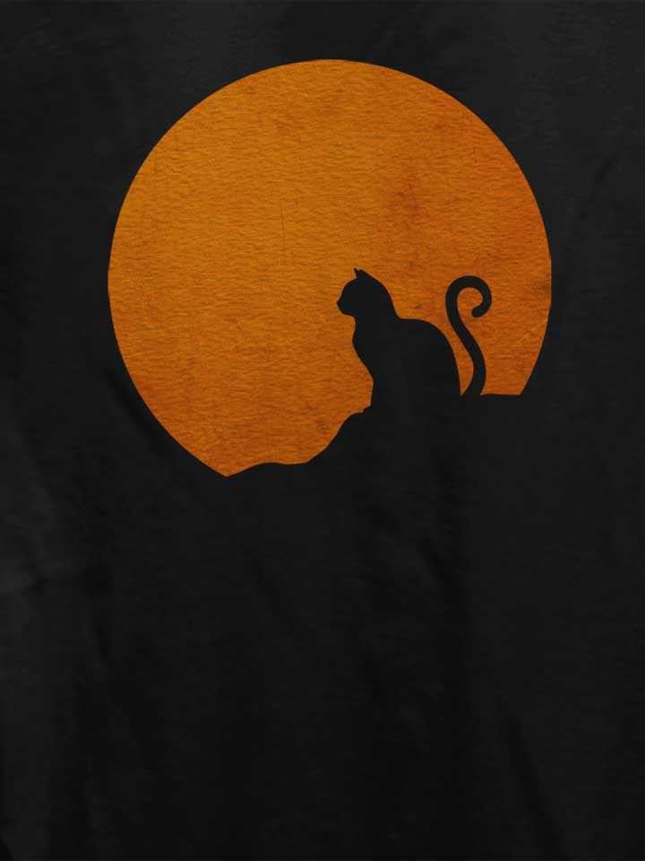moon-and-cat-damen-t-shirt schwarz 4