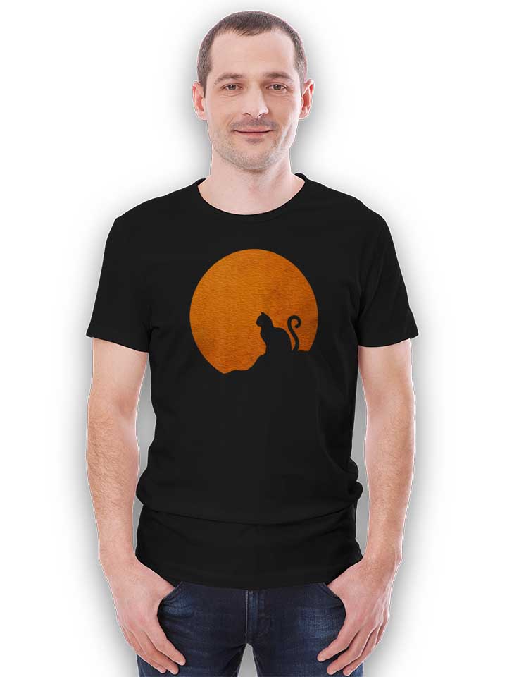 moon-and-cat-t-shirt schwarz 2