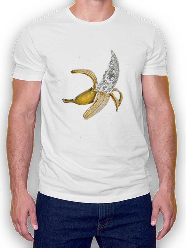 Moon Banana Kinder T-Shirt weiss 110 / 116