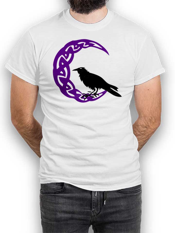 Moon Crow T-Shirt weiss L