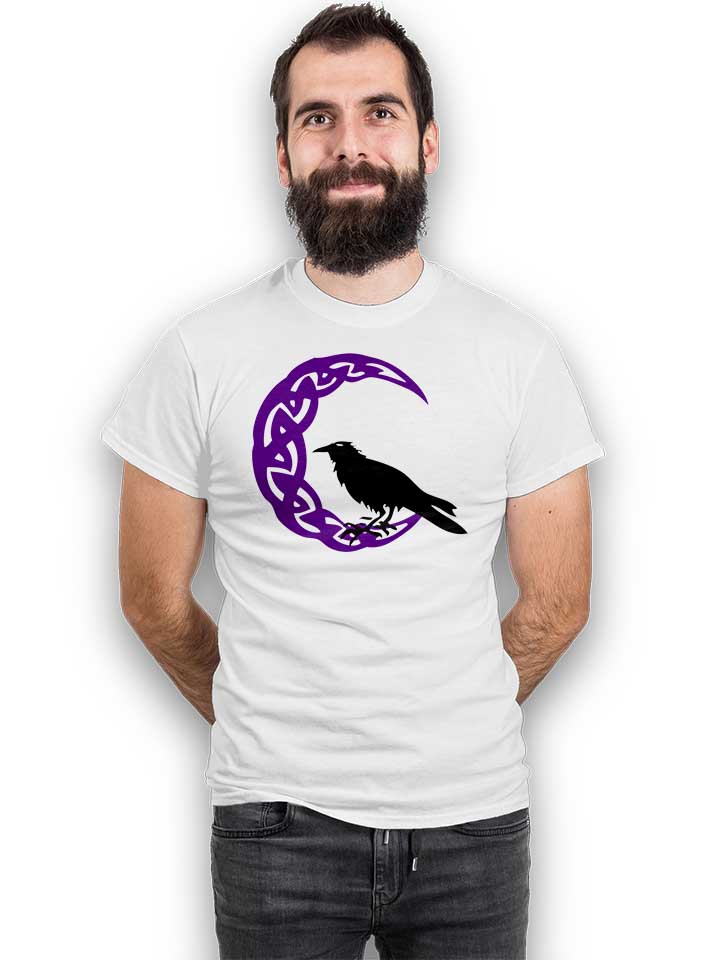 moon-crow-t-shirt weiss 2