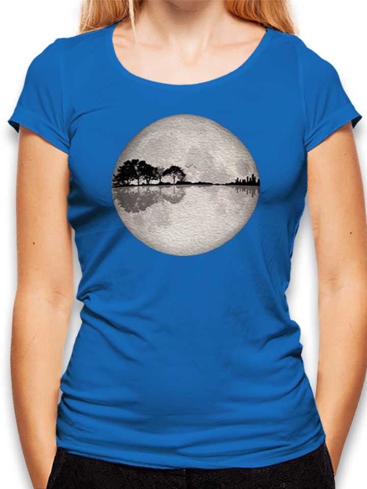 Moonlight Nature Guitar Ii T-Shirt Donna
