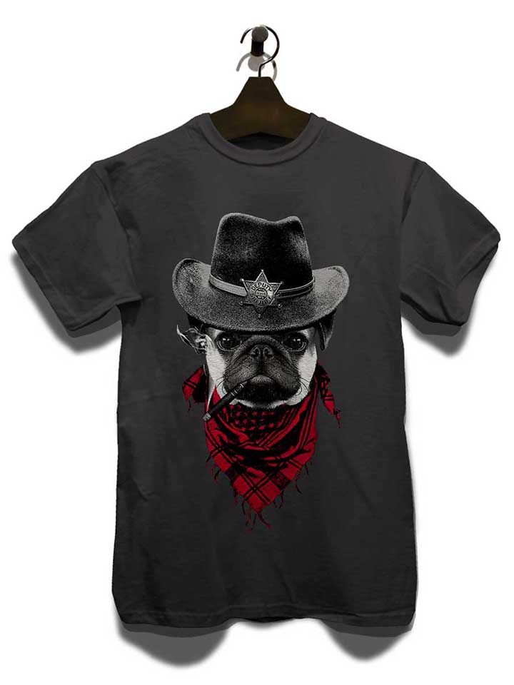 mops-sheriff-dog-t-shirt dunkelgrau 3
