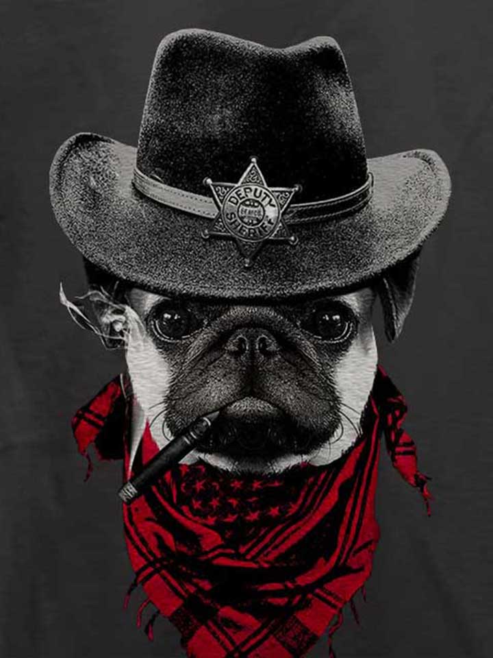 mops-sheriff-dog-t-shirt dunkelgrau 4