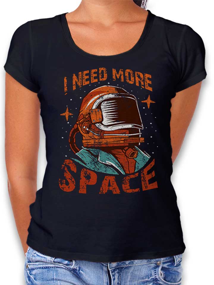 More Space Astronaut Damen T-Shirt schwarz L