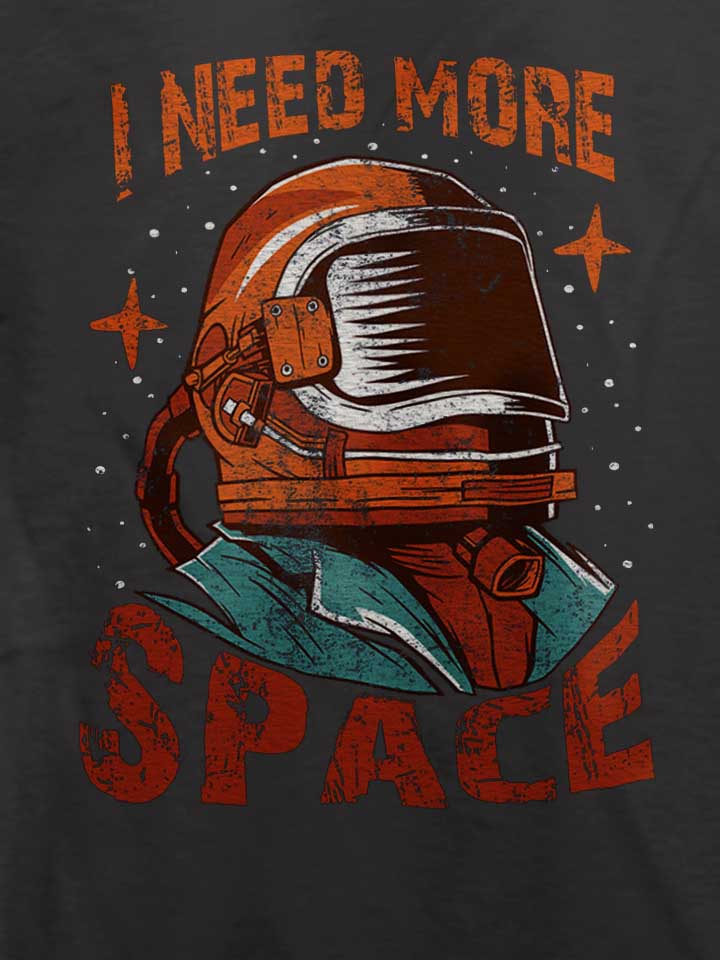 more-space-astronaut-t-shirt dunkelgrau 4